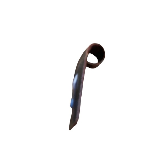 Pendant Enamel on Copper, Modernist, Abstract, Amber, Black - Picture 4 of 6